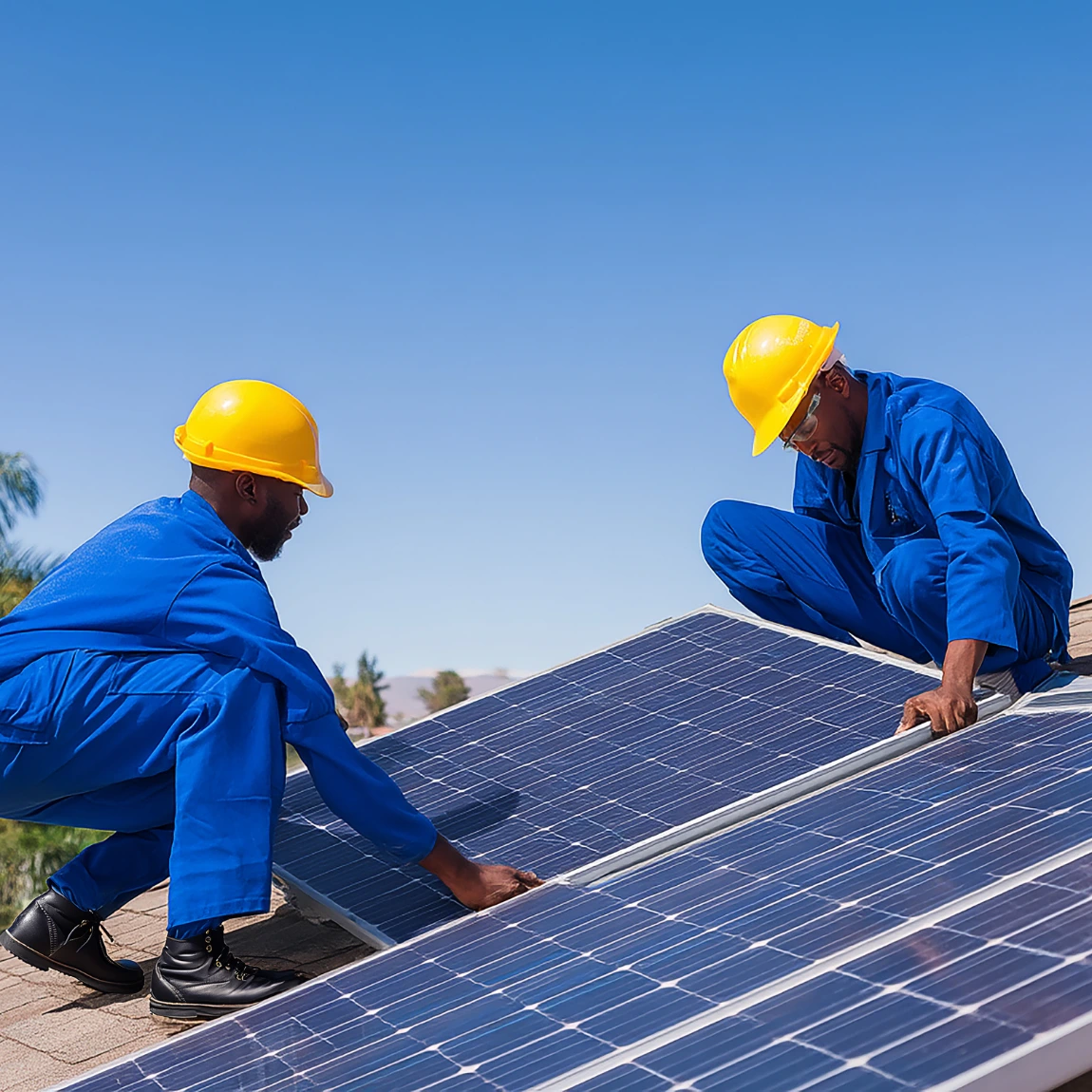 Home solar pv installation